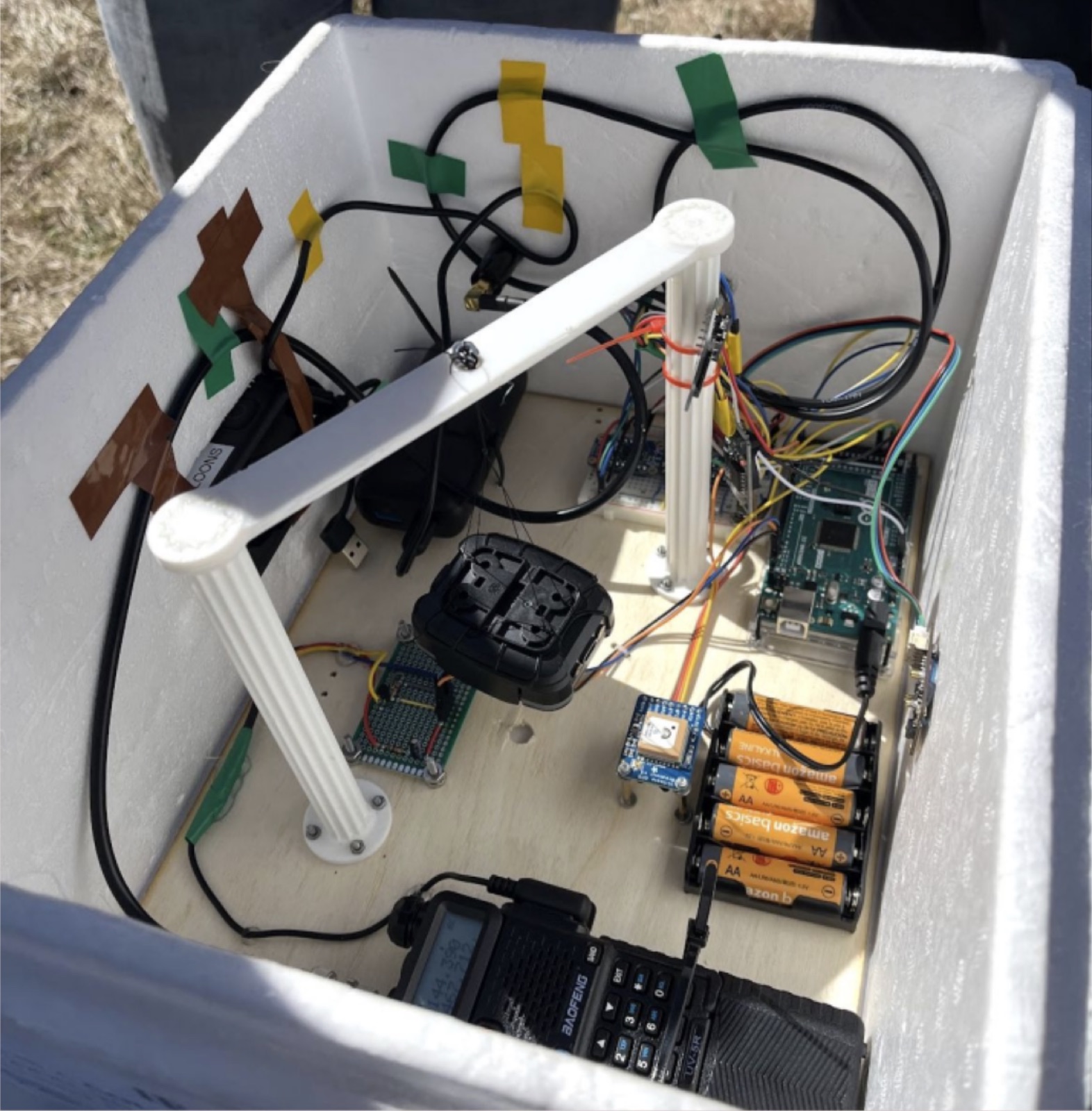 First balloon payload