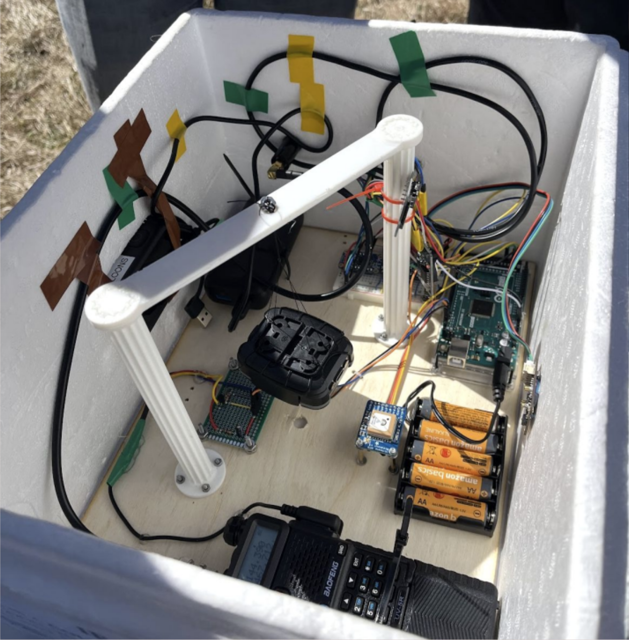 First balloon payload