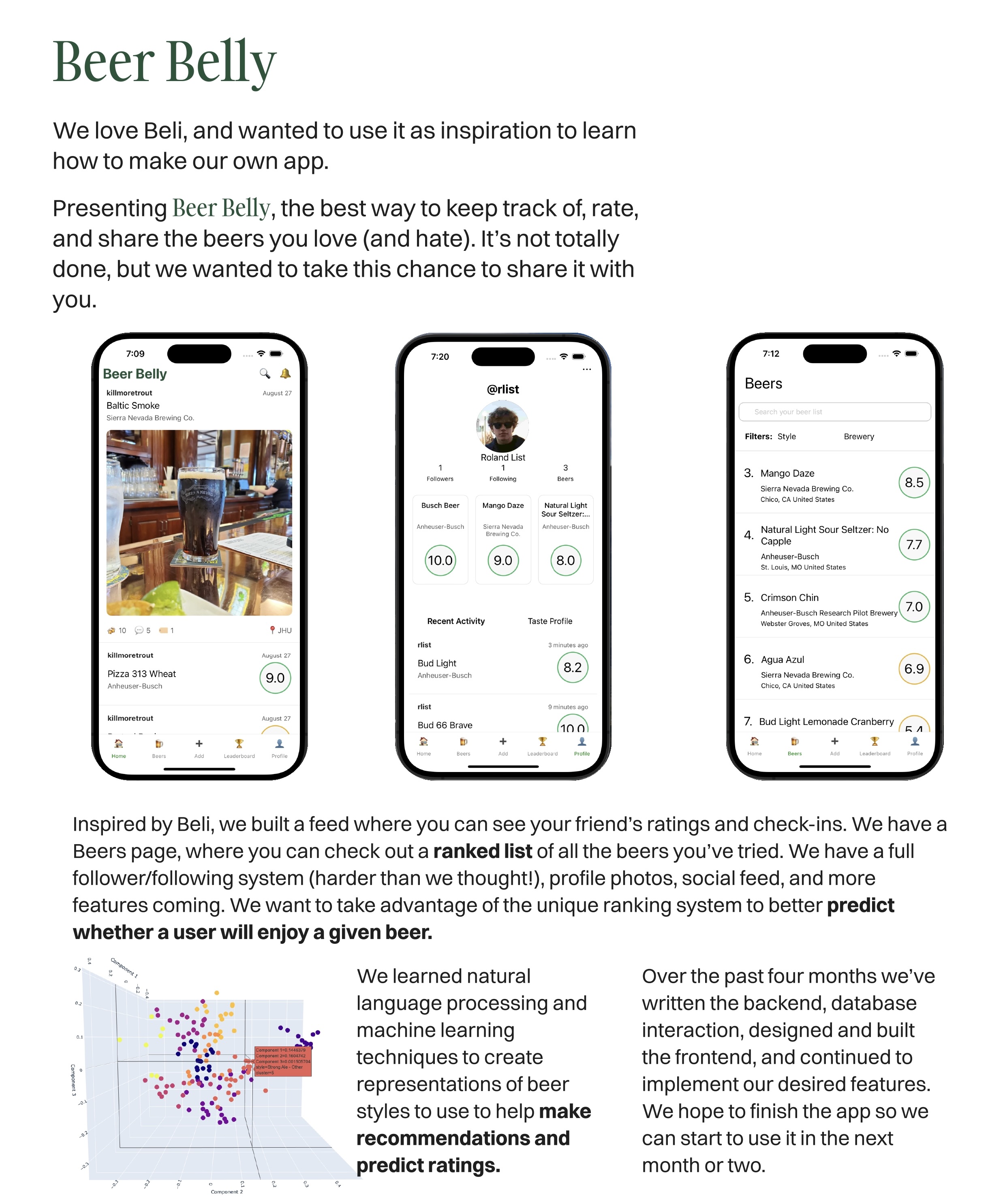 Beerbelly onepager