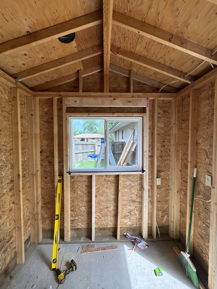 The new window installed